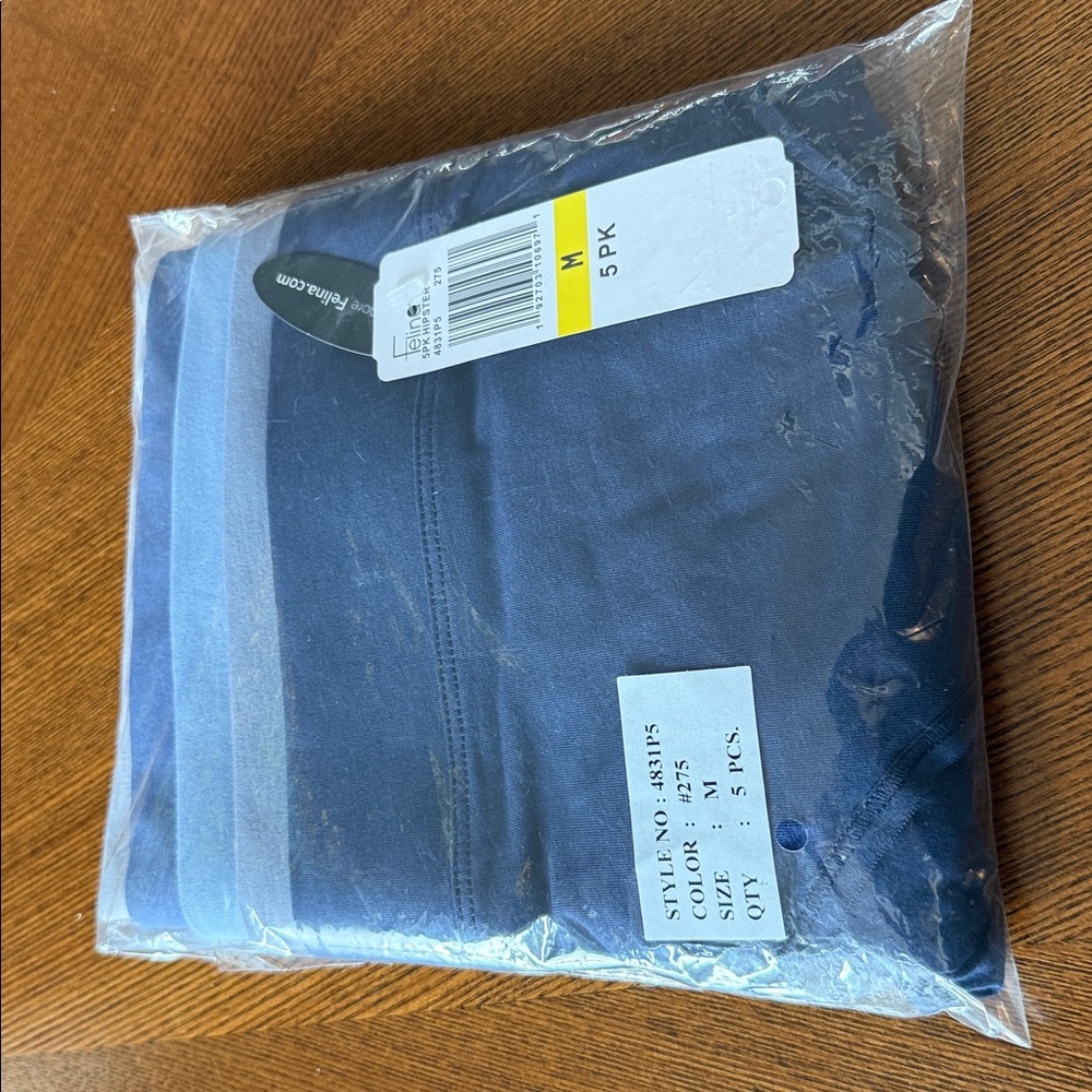 Felina Pima Cotton Hipster 5-Pack Size MediumMoody Blues / Medium - Picture 4 of 4
